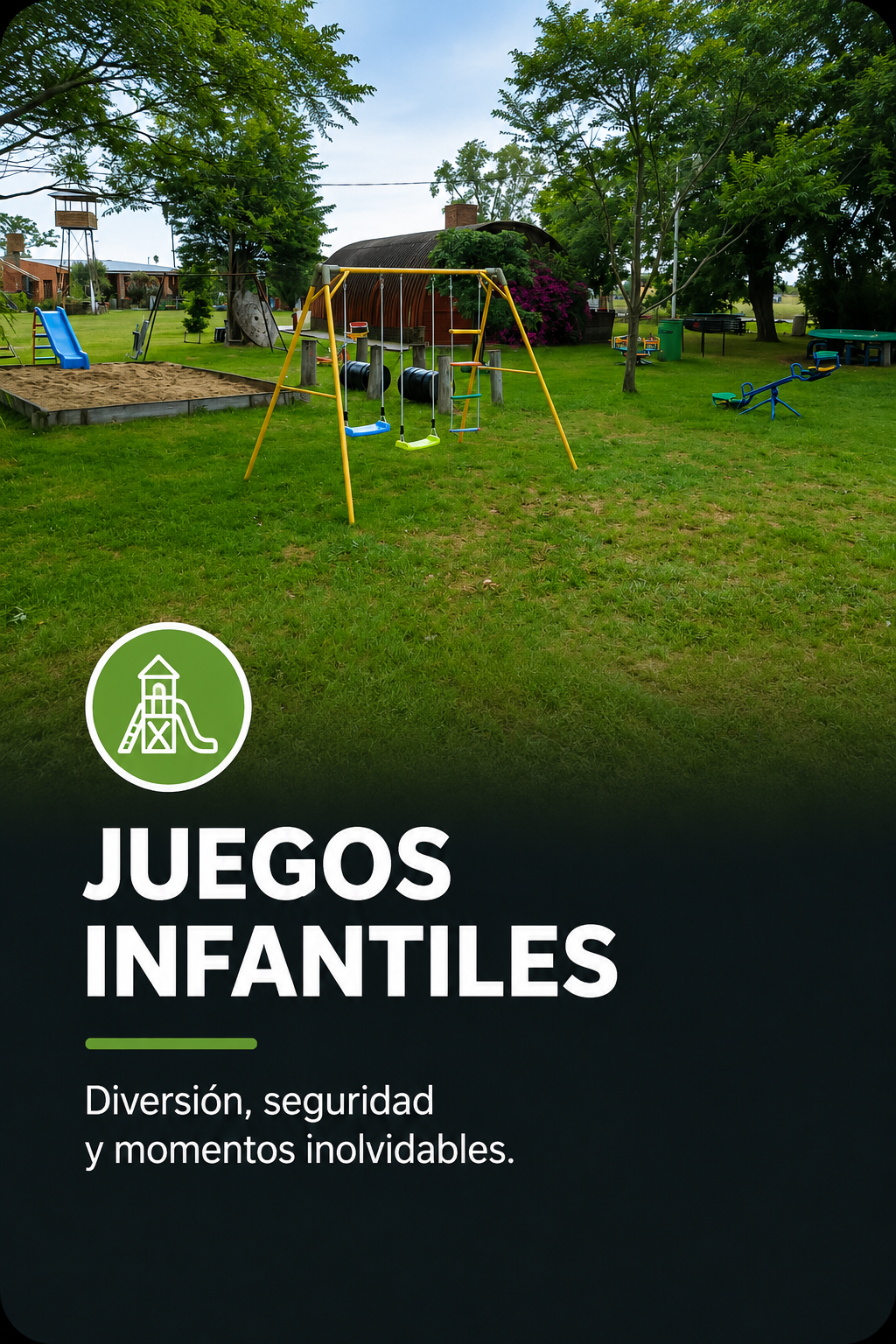 Juegos infantiles en Lagoon Country Club