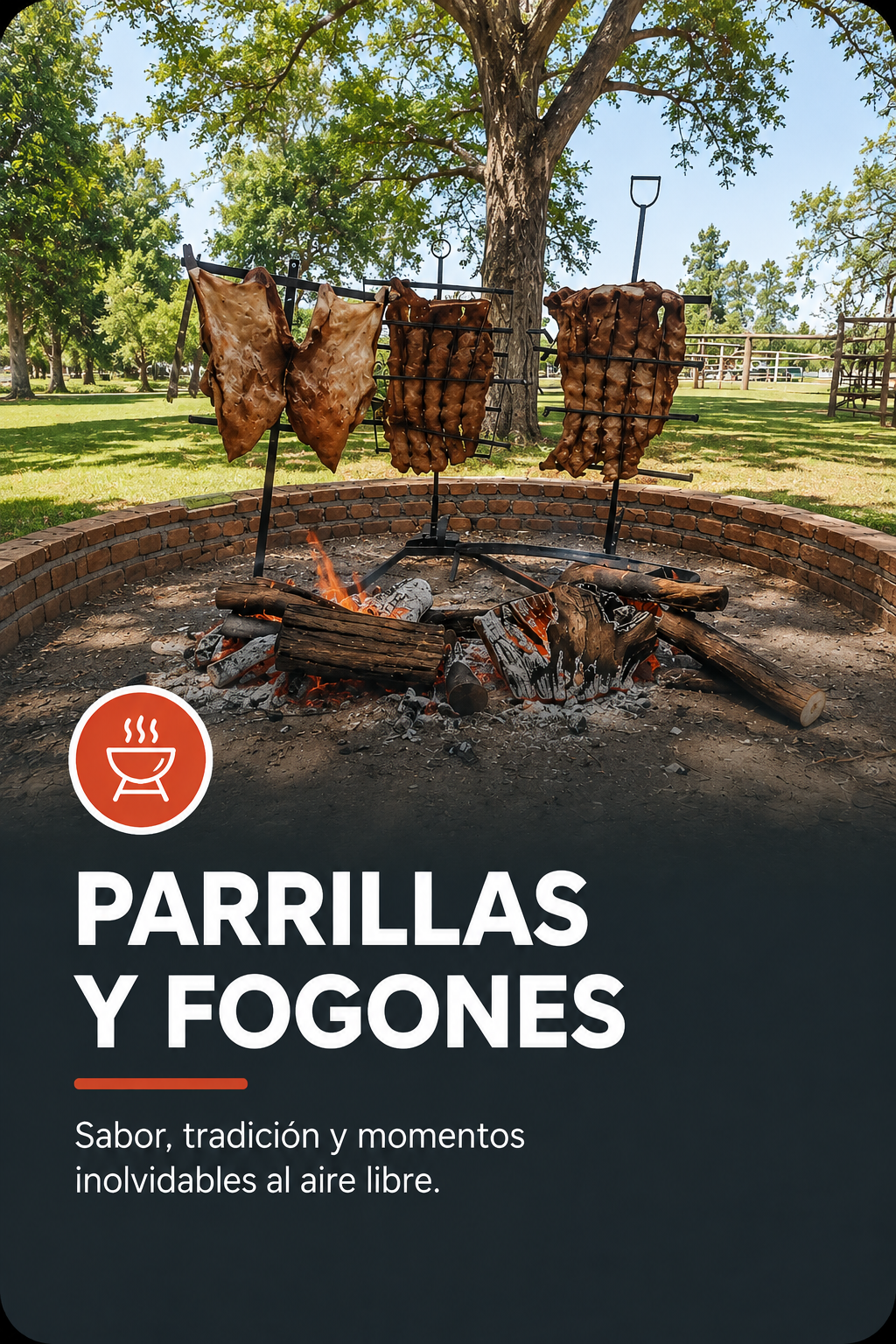 Parrillas y fogones en Lagoon Country Club