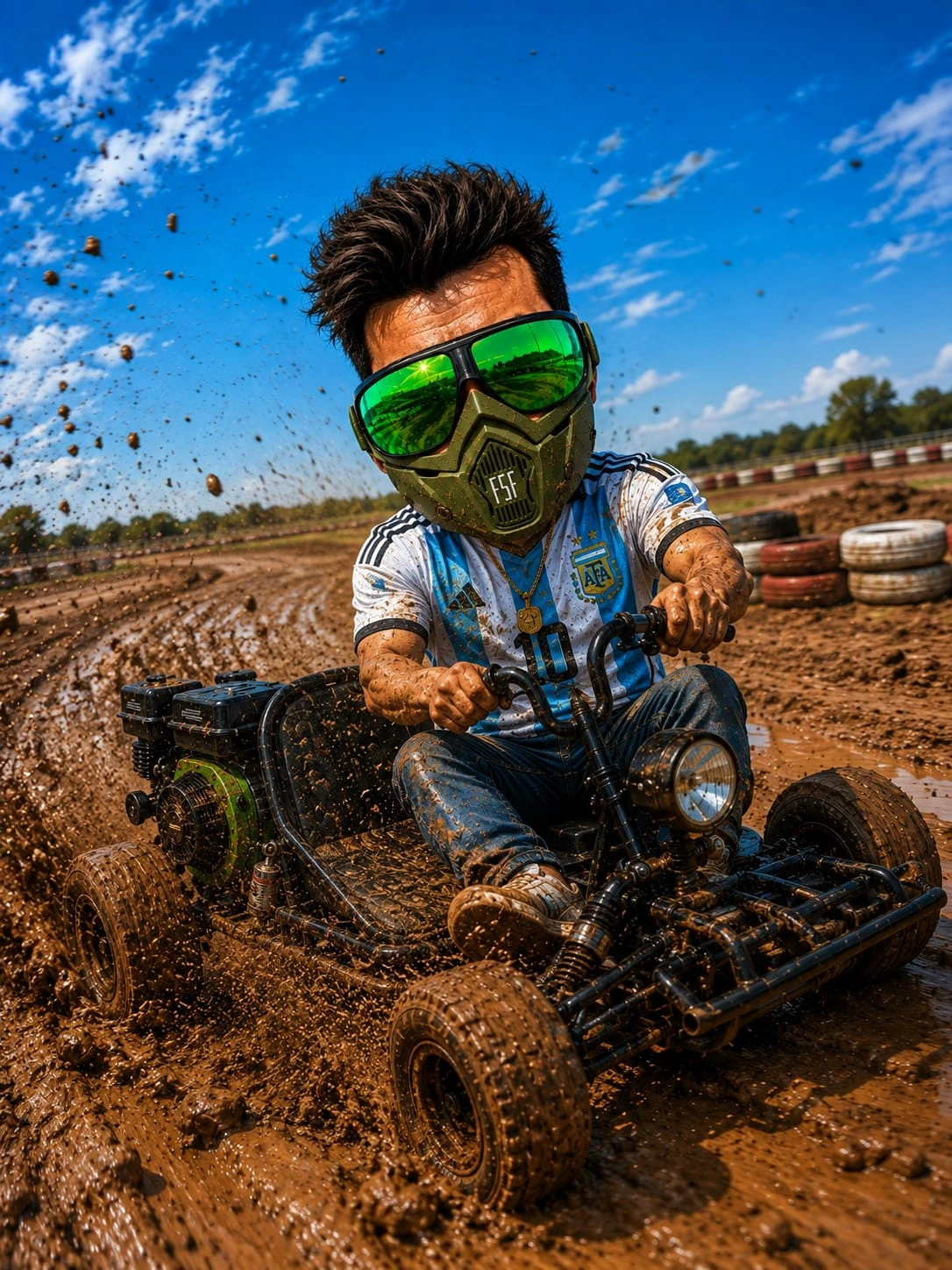 Karting en Lagoon Country Club, predio recreativo en Guernica